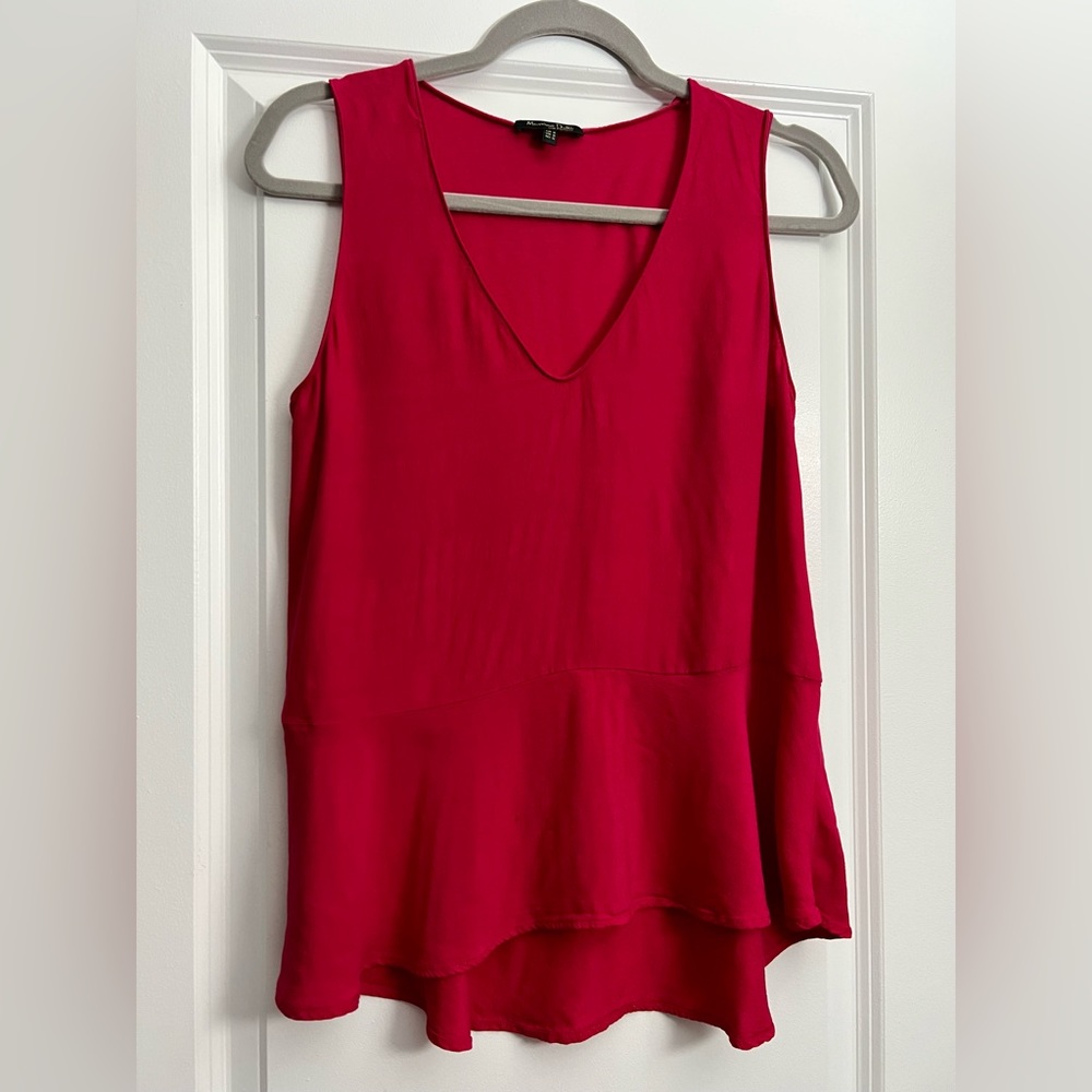 Massimo dutti size M top fuchsia